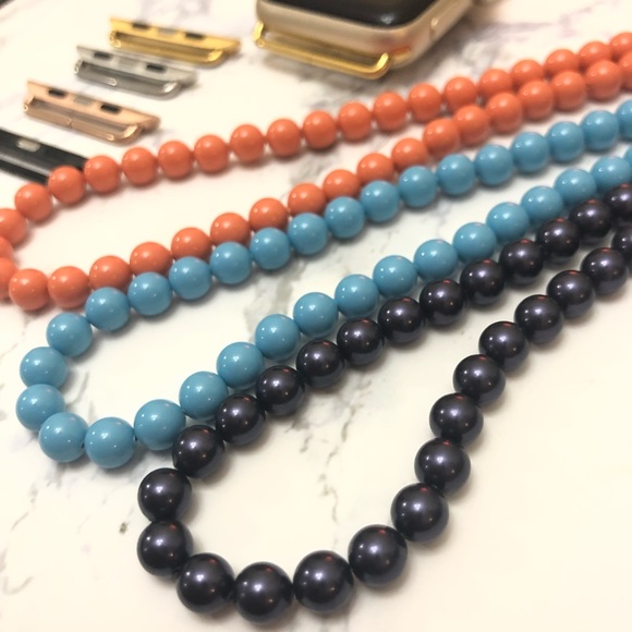 {GEORGINA} beaded Apple Watch bracelet band strap - Picture 5 of 8